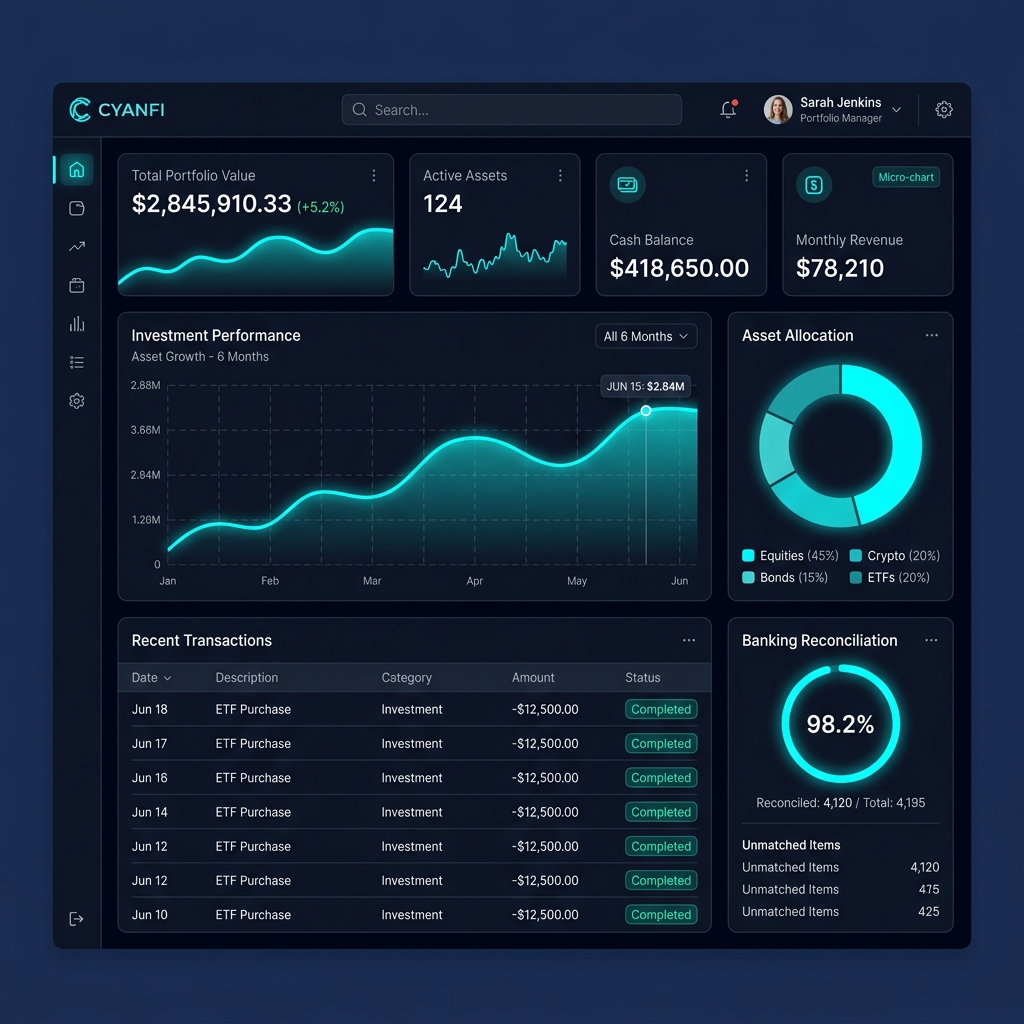 SaaS de Gestão Financeira — Sistema inteligente de conciliação bancária e fluxo de caixa